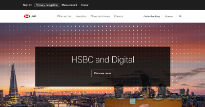 HSBC Group homepage