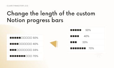 Notion Progress Bar Formula Generator gallery image
