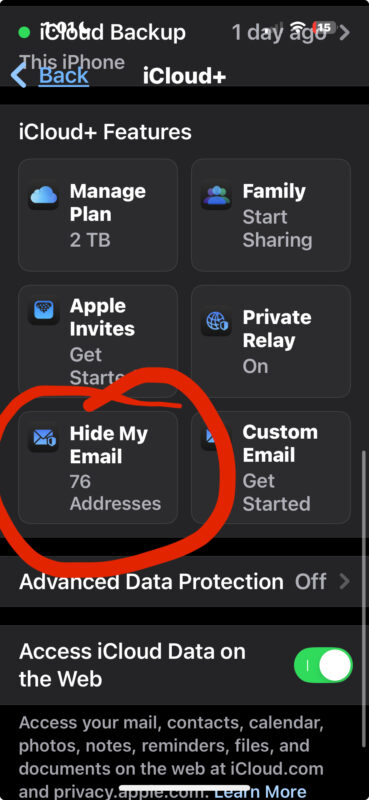 How to find Hide My Email on iPhone or iPad 