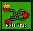 Rose Trap unit from the Garden Tower Defense Roblox experience.