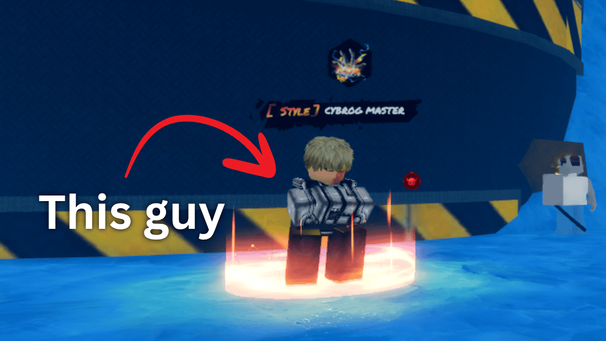 The Cyborg Master that teaches players Styles in Unioversal Piece.
