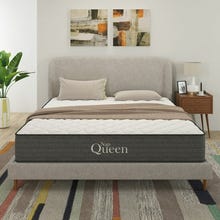 NapQueen Victoria 10" Queen, Gel Infused Memory Foam and Pocket Spring Hybrid Mattress in a Box