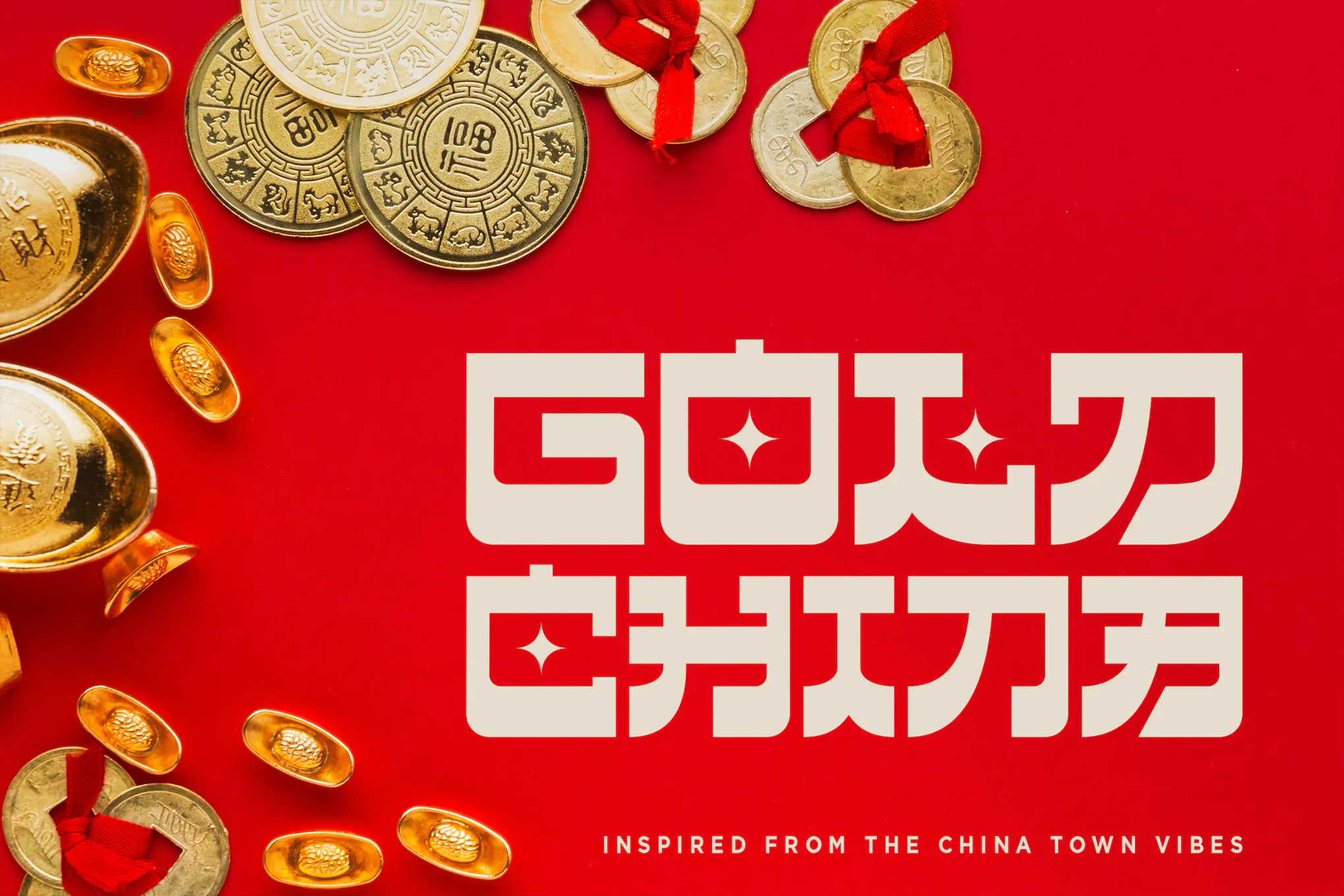 Gold China - Chinese Inspired Fonts