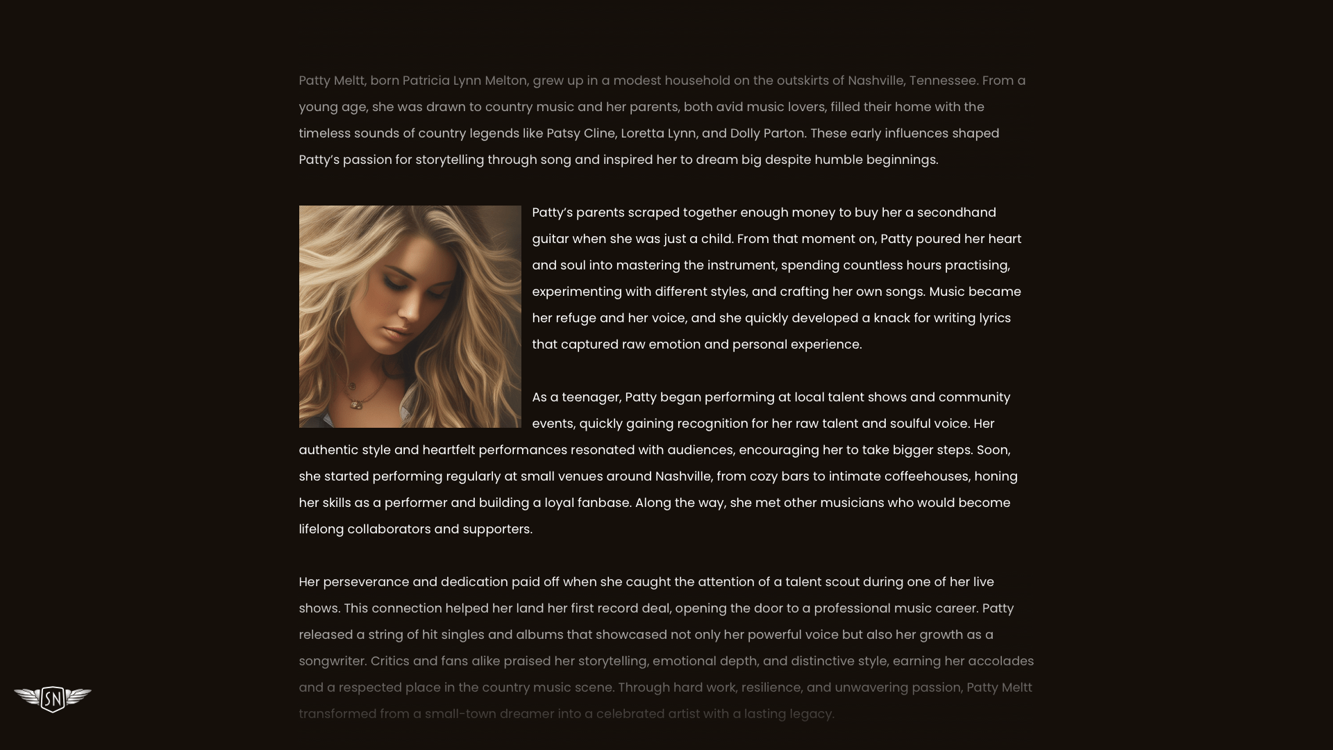 Edge-to-edge image floating left in a column of text.