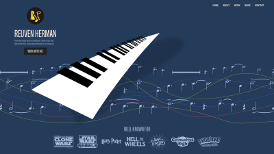 Design for LA-based composer Reuven Herman