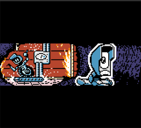 D*Fuzed - A robot with a tire base rolls along the floor.