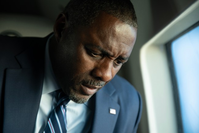 Idris Elba as POTUS in 'A House of Dynamite'.
