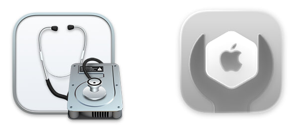 Disk Utility’s icons old and new