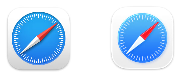 Safari’s icons, old and new