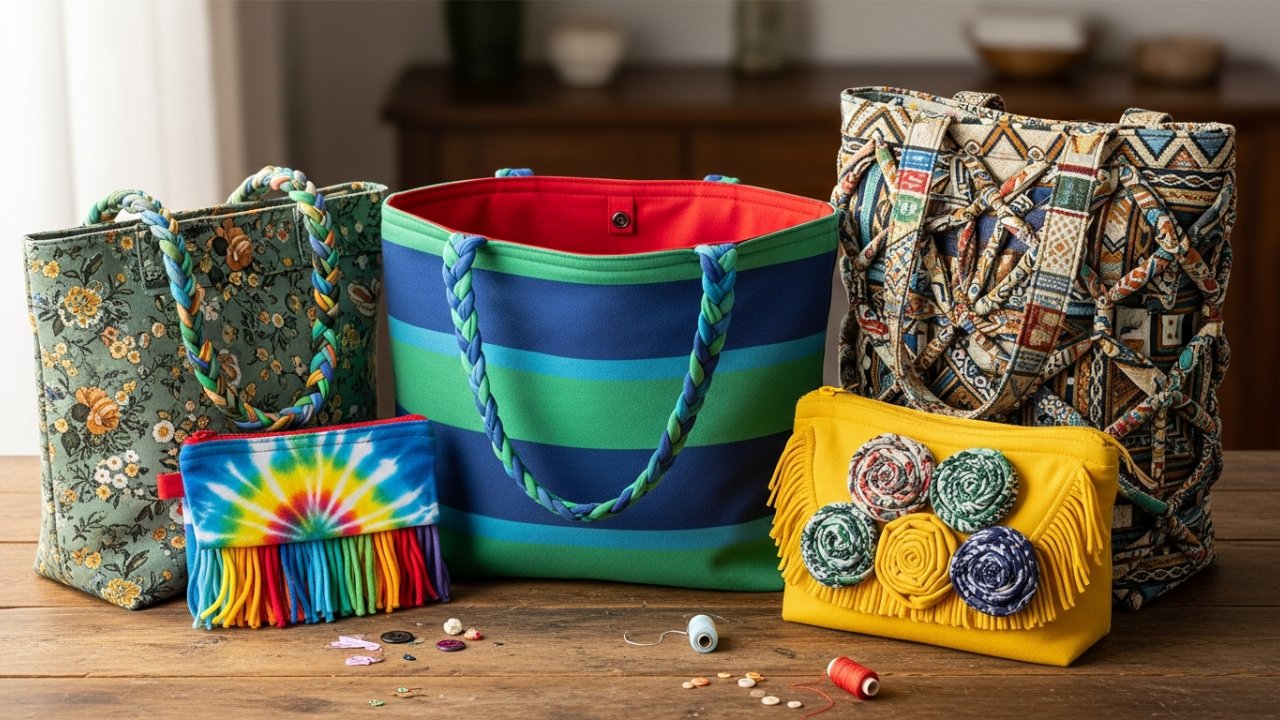 Upcycled T-Shirt Bags