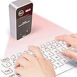 AGS Laser Projection Bluetooth Virtual Keyboard & Mouse for iPhone, Ipad, Smartphone and Tablets