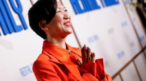 Hikari at the "Rental Family" Los Angeles premiere held at the DGA Theater on November 12, 2025 in Los Angeles, California.