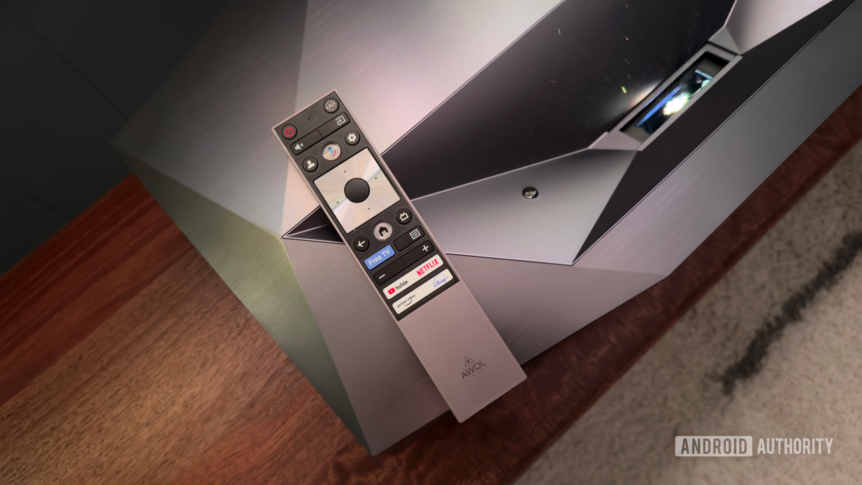 The AWOL Vision Aetherion Pro ships with a standard, capable remote.